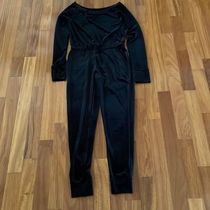 Black Velvet Jumpsuit Onesie